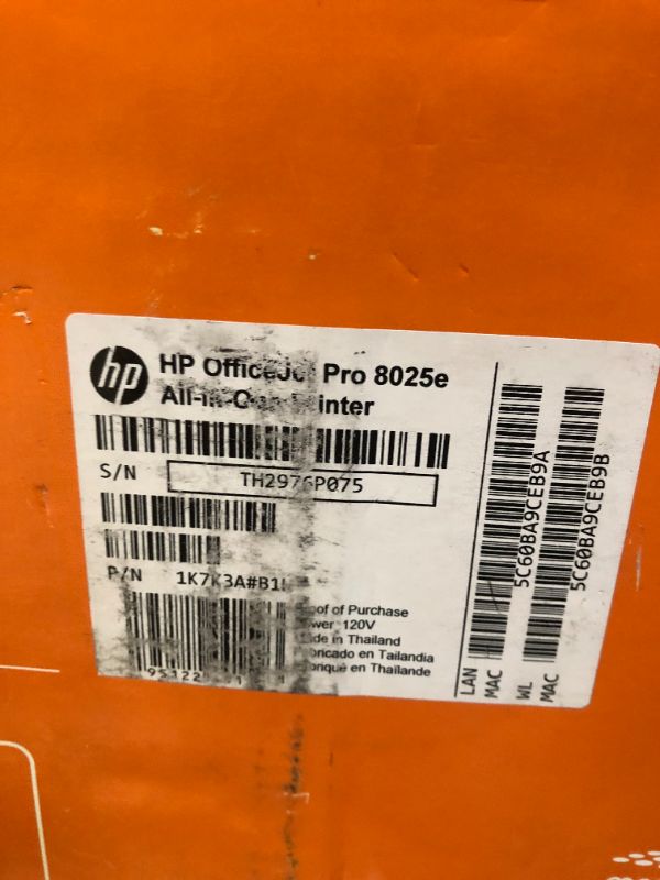 Photo 4 of HP OfficeJet Pro 8025e Wireless Color All-in-One Printer with bonus 6 free months Instant Ink with HP+ (1K7K3A), Gray
