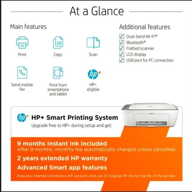 Photo 1 of HP DeskJet 2723e All-in-One Printer