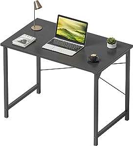 Photo 1 of CubiCubi Computer Desk, 32 inch Small Home Office Desk for Small Spaces, Modern Simple Style for Home, Office, Study, Writing, Black
