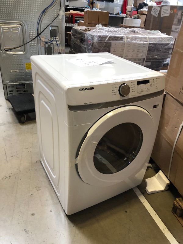 Photo 3 of SAMSUNG 7.5 Cu. Ft. White Gas Dryer
