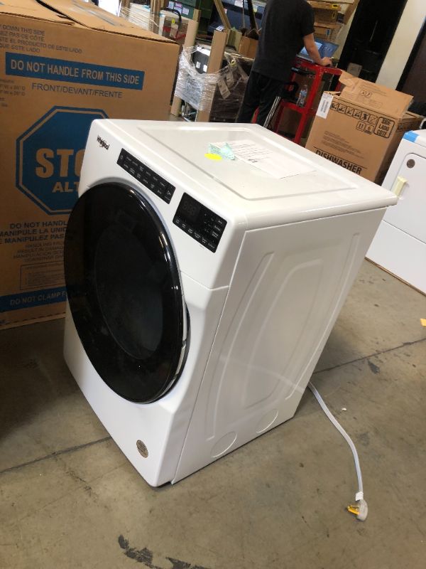 Photo 3 of Whirlpool 7.4-cu ft Stackable Electric Dryer (White) ENERGY STAR