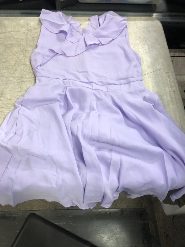 Photo 1 of girls dress- purple sleeveless
size- xl(10-11y)