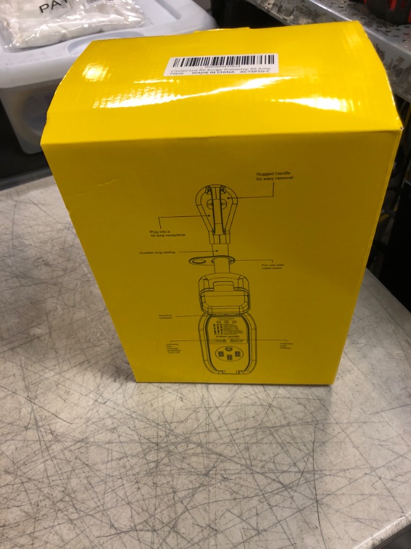 Photo 2 of CircleCord ETL Listed 50 Amp RV Surge Protector 4200 Joules with Indicator Light and Waterproof Cover, 50 Amp Power Defender Circuit Analyzer, NEMA 14-50P Surge Guard for RV Travel Trailer Camper