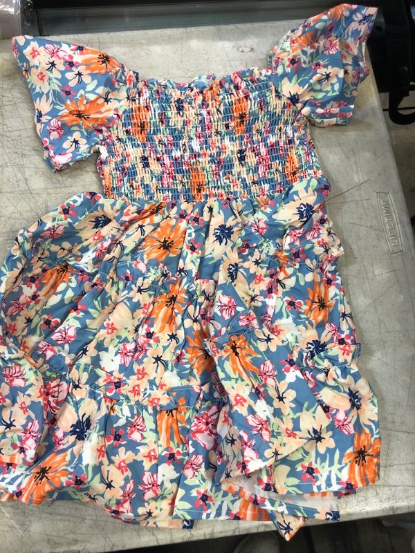 Photo 1 of girls floral dress- size- large