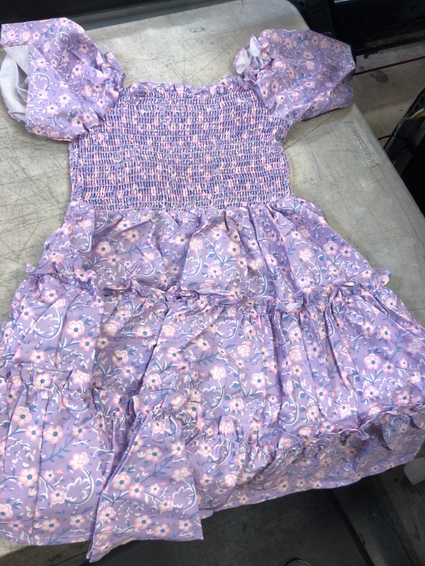 Photo 1 of girls dress- purple- size- large