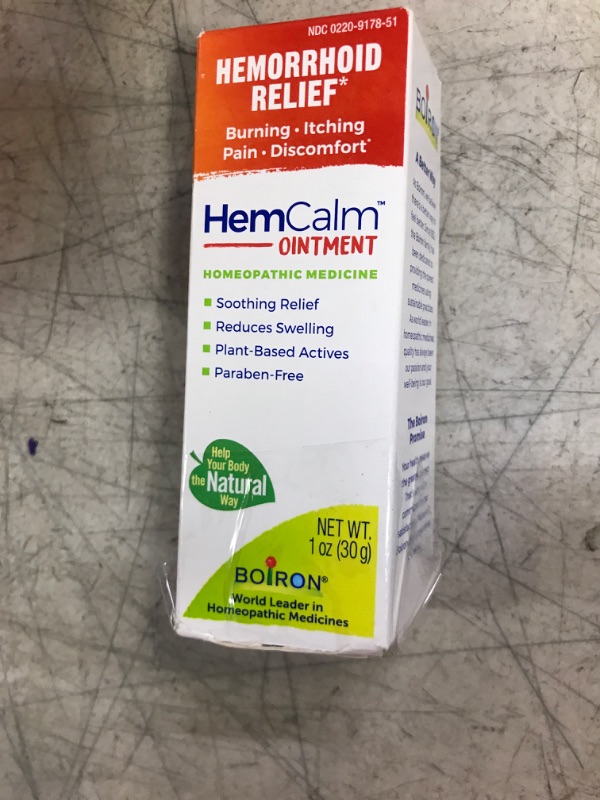 Photo 2 of Boiron HemCalm Ointment for Hemorrhoid Relief of Pain, Itching, Swelling or Discomfort - 1 oz