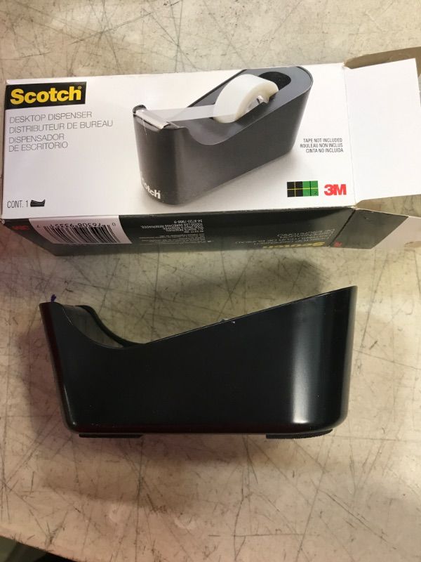 Photo 1 of Scotch Desktop Tape Dispenser Black