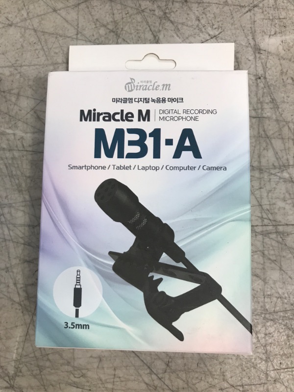 Photo 1 of Lavalier Microphone - Easy Clip on Microphone - Lapel Microphone - omnidirectional Microphone for iPhone - Tiny Microphone with Clip - lav mic - Lapel mic - Microphone lavalier… 3.5 mm AUX