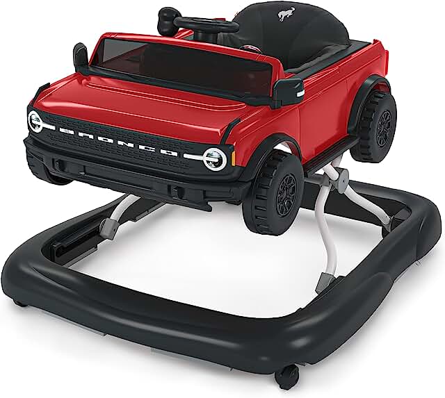 Photo 1 of Bright Starts Ford Bronco Ways to Play 4-in-1 Baby Activity Push Walker, Race Red, Unisex, Age 6 Months + Ford Bronco Race Red