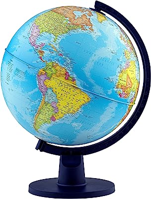 Photo 1 of  Geographic Scout, Decorative Classroom Globe with Stand, World Globe 