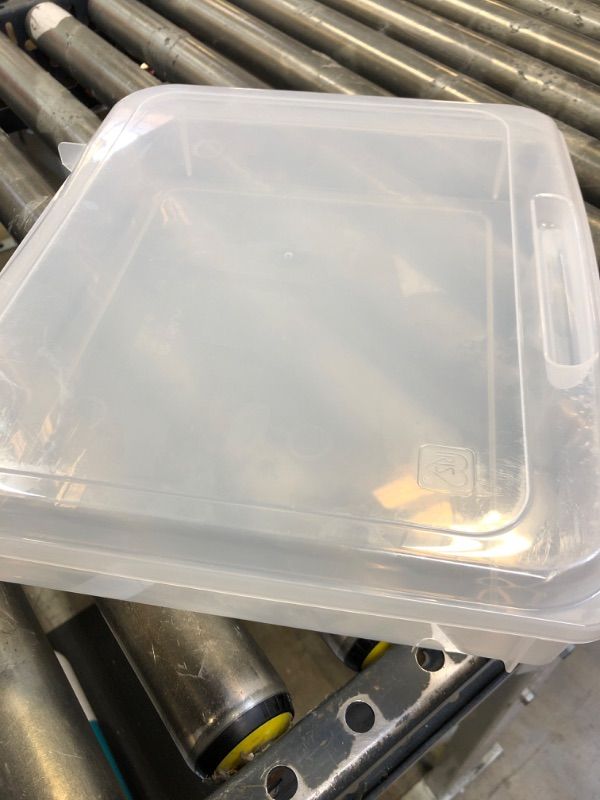 Photo 2 of IRIS Clear Plastic Storage Bins with Lids and Secure Latches