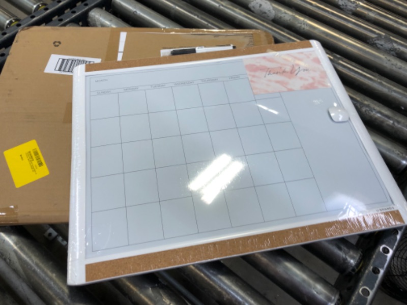 Photo 2 of U Brands PINIT Magnetic Dry Erase Board, 16 x 20 Inches, White Frame (428U00-01) 20'' x 16'' White