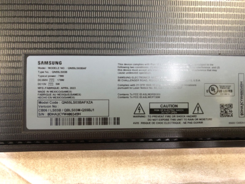 Photo 5 of Samsung The Frame LS03B 55" 4K HDR Smart QLED TV