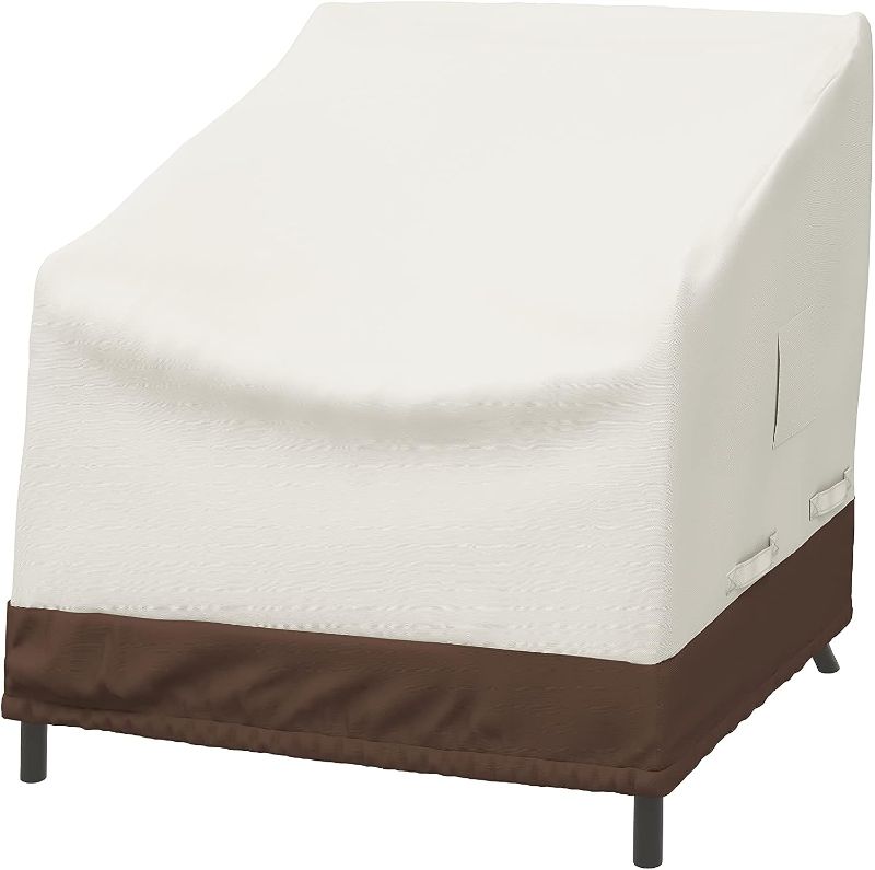 Photo 1 of Amazon Basics Lounge Deep-Seat Outdoor Patio Furniture Cover, Beige / Tan
