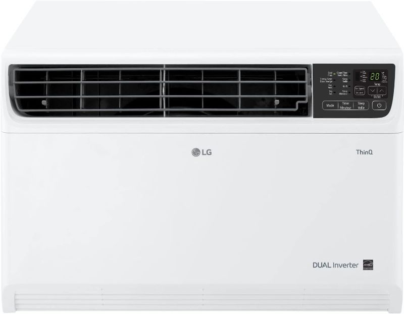 Photo 1 of LG 14000 BTU Window Air Conditioners Dual Inverter Energy Saving Remote Control WiFi Enabled App Ultra-Quite Washable Filter Cools 800 Sq.Ft. for Large Room AC Unit air conditioner White LW1522IVSM
