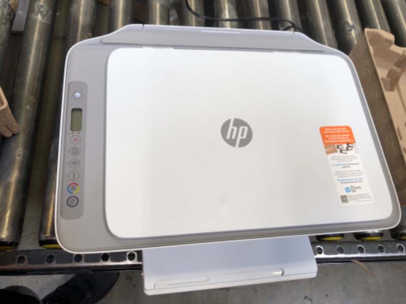 Photo 1 of HP DeskJet 2755e Wireless Color All-in-One Printer (26K67A), white