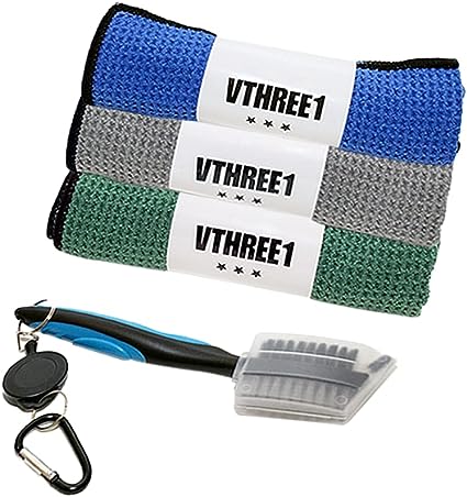 Photo 1 of 
VTHREE1, 3-Pack Golf Towel, Microfiber Golf Bag Towel 16” x 20”, Golf Towels for Golf Bags for Men and women, Golf Bag Accessories with Golf Cleaning Kit...