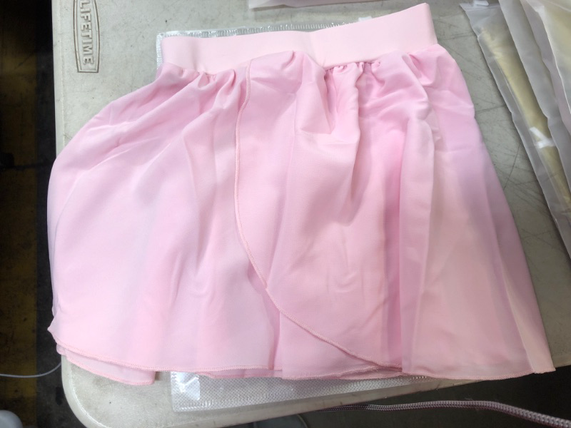 Photo 2 of DANCEYOU Ballet Dance Skirts Narrow Belt Wide Belt Chiffon Skirts for Kids Girls Toddler Performance Pull-On Skirt
