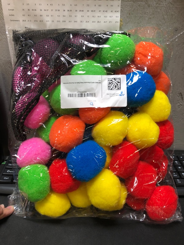 Photo 2 of 60 Pcs Reusable Water Balls, Reusable Water Balloons for Outdoor Toys and Games, Water Toys for Kids and Adults Boys and Girls - Summer Toys Ball for Pool and Backyard Fun Multicolor 60