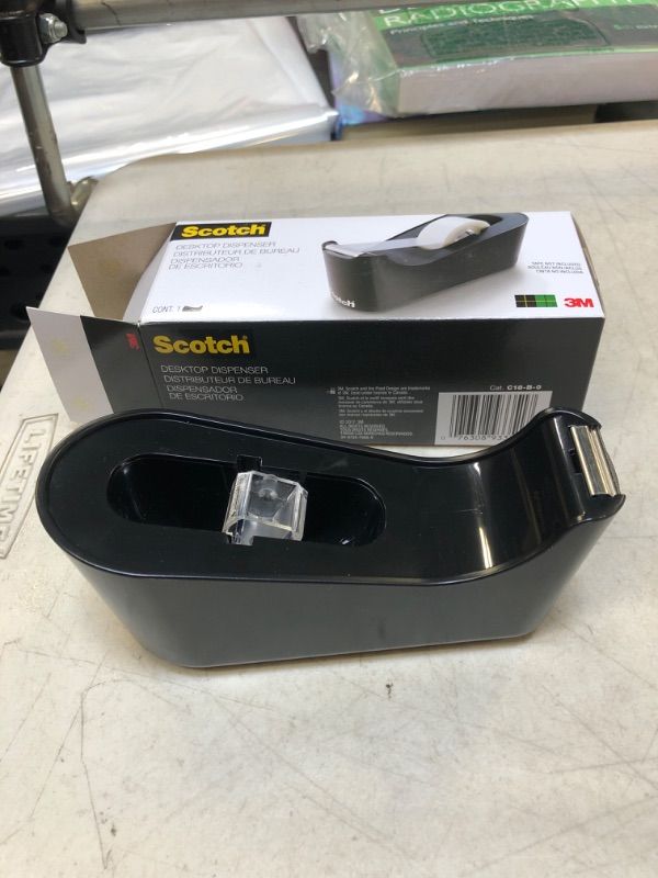 Photo 1 of Scotch Desktop Tape Dispenser Black