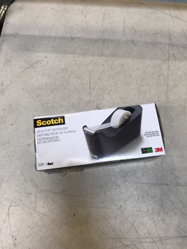 Photo 2 of Scotch Desktop Tape Dispenser Black