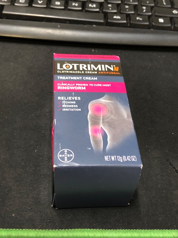 Photo 2 of Lotrimin AF Ringworm Cream Clotrimazole 1% - Clinically Proven Effective Antifungal Cream Treatment of Most Ringworm, For Adults and Kids Over 2 years, .42 Ounce (12 Grams) (Packaging May Vary)