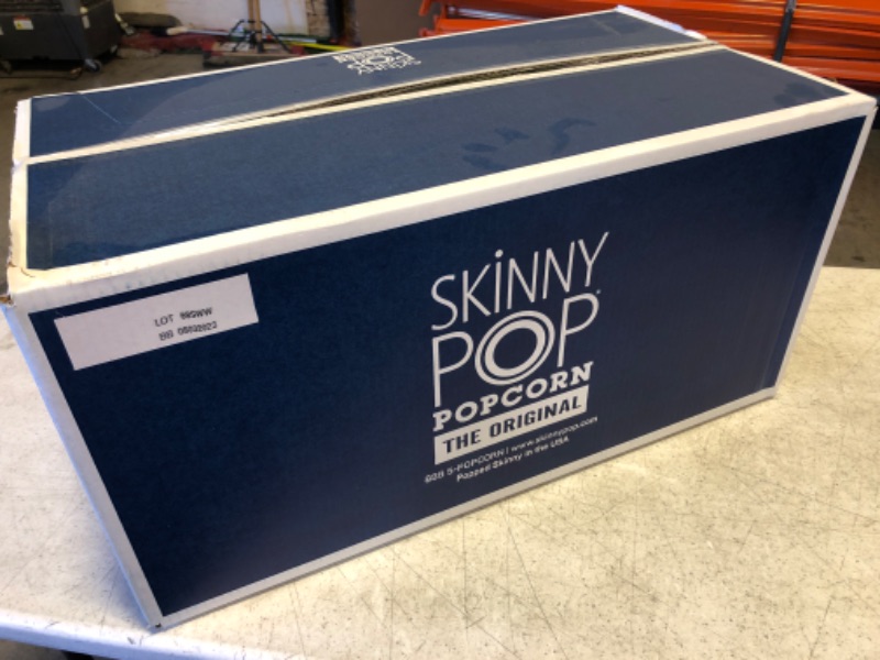 Photo 2 of 12 bags SkinnyPop Popcorn, Gluten Free, Dairy Free, Non-GMO, Healthy Snacks, Skinny Pop Original Popcorn, ---exp date 08/2023

