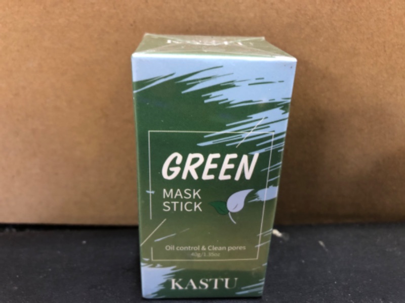 Photo 2 of kastu 1 PC Green Tea Moisturized Facial Clean Mud Stick Set,Deep Pore Cleansing Mask with Green Tea Extract for All Skin Types