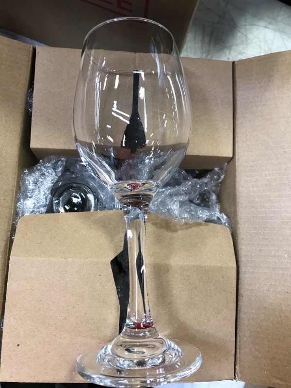 Photo 2 of 12 Ounce - Set of 12, All-Purpose Classic Durable Red/White Wine Glasses