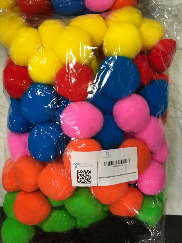 Photo 2 of 90 Pcs Reusable Water Balls, Reusable Water Balloons for Outdoor Toys and Games, Water Toys for Kids and Adults Boys and Girls - Summer Toys Ball for Pool and Backyard Fun Multicolor 90