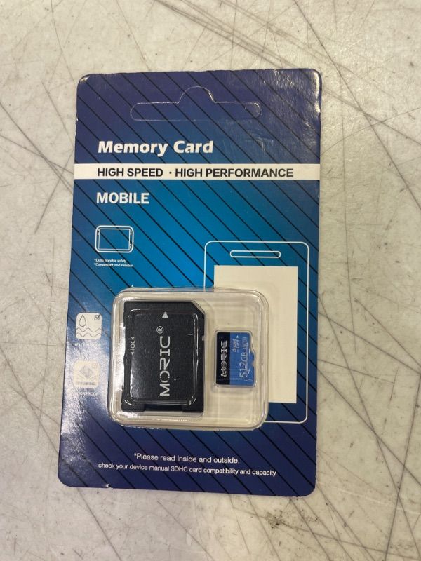 Photo 1 of MORIC 512GB MEMORY Card 