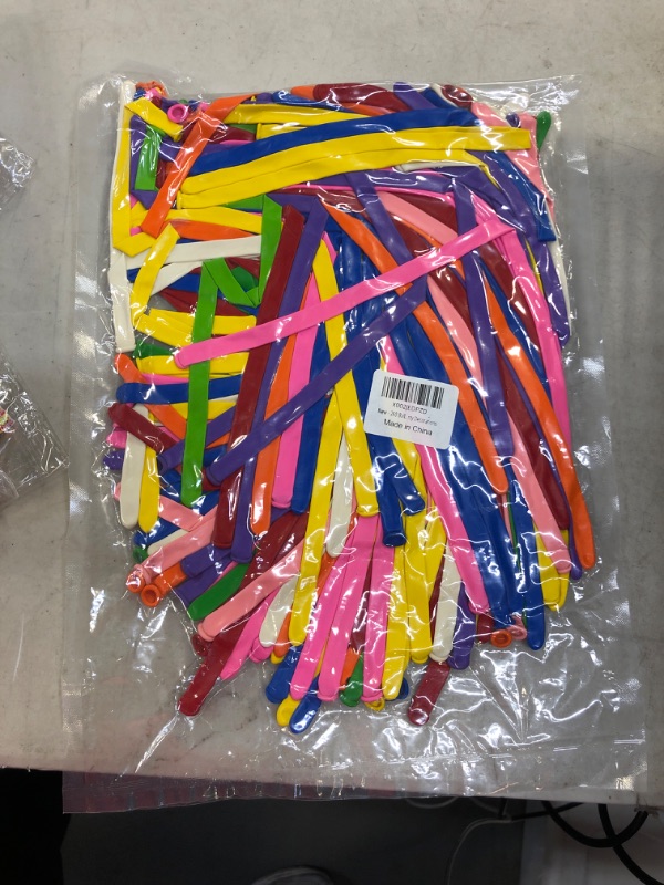 Photo 2 of 260 Balloons, Long Balloons for Balloon Animals Art, 150 Pack Long Balloons Magic Twisting Balloons Assorted Color Twisting Party Balloons for Magic Beginners Carnivals Art Birthday Party Decorations