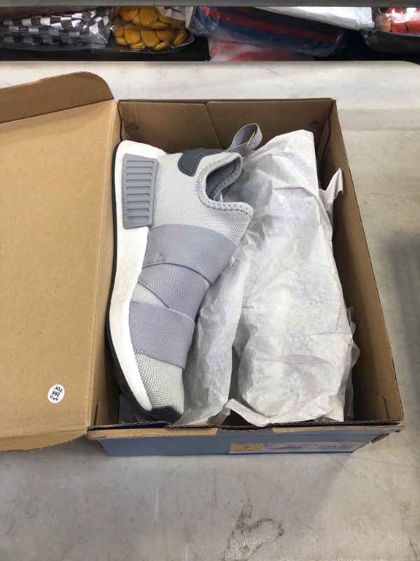 Photo 2 of adidas Originals Women's NMD_R1 Sneaker 7 Grey/White/Grey