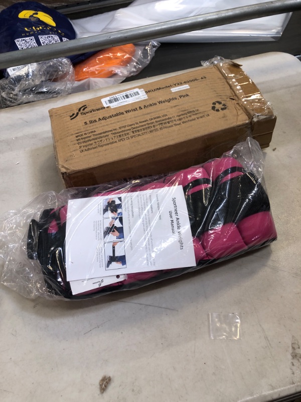 Photo 1 of 5 LBS ADJUSTABLE WRIST AND ANKLE WEIGHTS ( PINK ) 