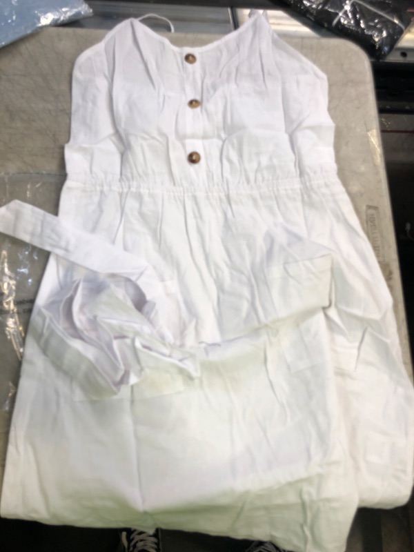 Photo 1 of girls dress- white
size- 150 