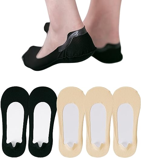 Photo 1 of Hocerlu No Show Socks Womens Ultra Low Cut Liner Socks Non Slip Hidden Invisible for Flats Boat 3-5 Pairs, Size 5-8/8-11
