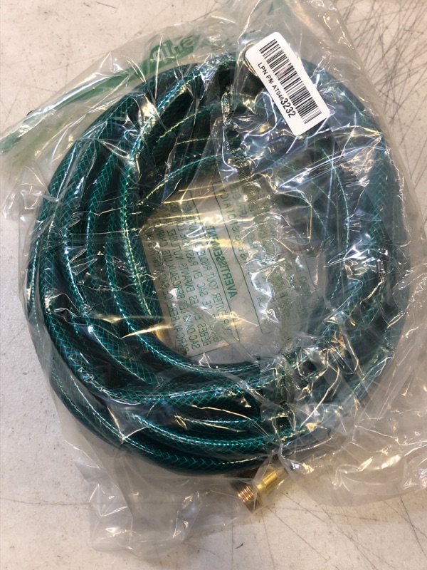 Photo 2 of ½" Outdoor PVC Garden Hose for Lawns, Water Hose, Boat Hose, Flexible Durable and Leakproof, Solid Brass GHT Connector