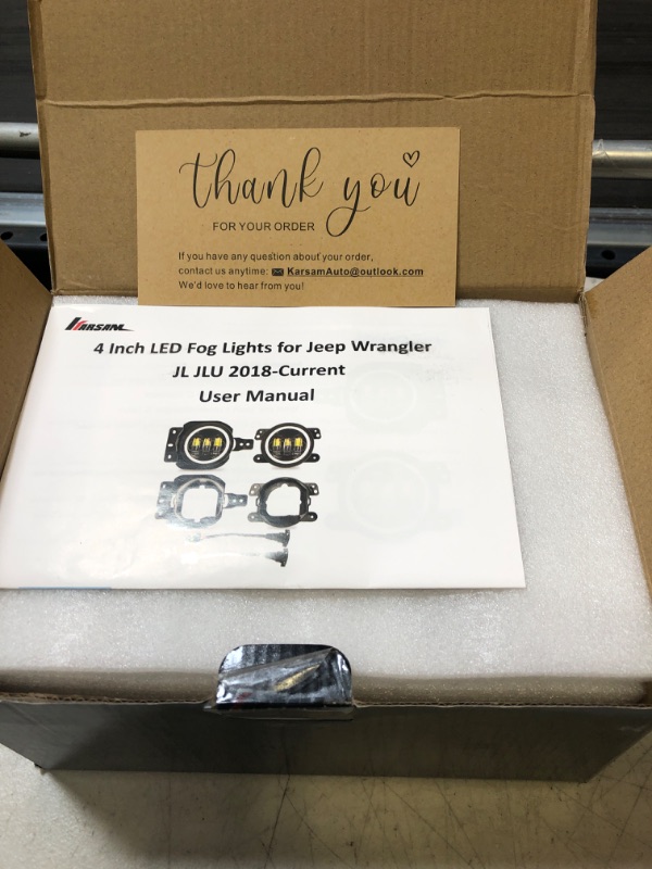 Photo 2 of 4 inch led fog lights for jeep wrangler