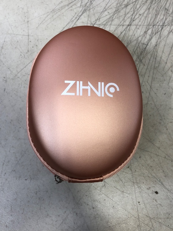 Photo 2 of ZIHNIC Bluetooth Headphones Over-Ear, Foldable Wireless and Wired Stereo Headset Micro SD/TF, FM for Cell Phone,PC,Soft Earmuffs &Light Weight for Prolonged Wearing(Rose Gold)
