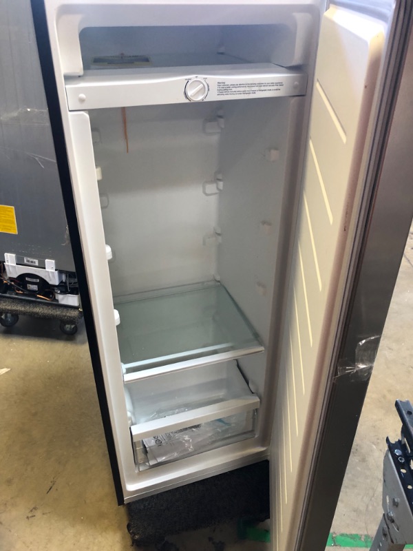 Photo 3 of 7 cu. ft. Convertible Upright Freezer/Refrigerator in Stainless Steel Garage Ready
