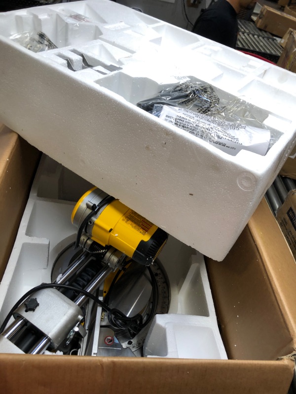 Photo 2 of DEWALT Miter Saw, 12 Inch, 15 Amp, 3,800 RPM, Double Bevel Capacity, With Sliding Compound, Corded (DWS780)