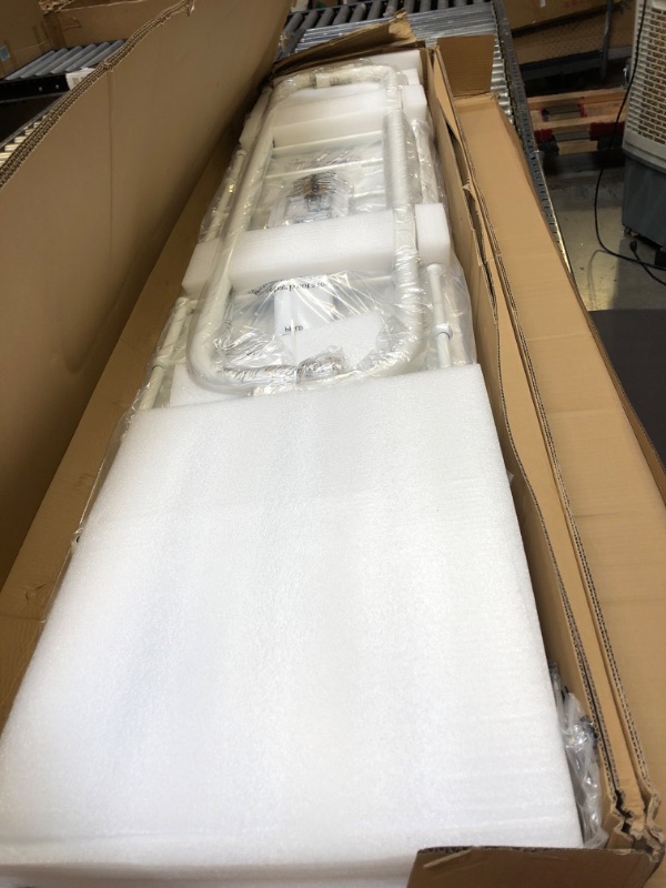 Photo 2 of ZINUS Florence Full Panel Metal Platform Bed Frame, White, Full