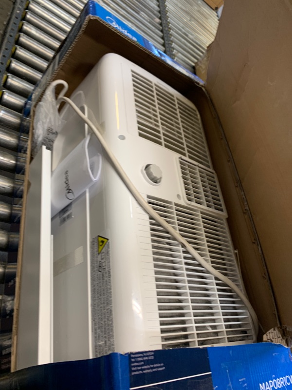 Photo 2 of Midea 8,000 BTU ASHRAE (5,300 BTU SACC) Portable Air Conditioner, Cools up to 175 Sq. Ft., Works as Dehumidifier & Fan, Remote Control & Window Kit Included White 8,000 BTU