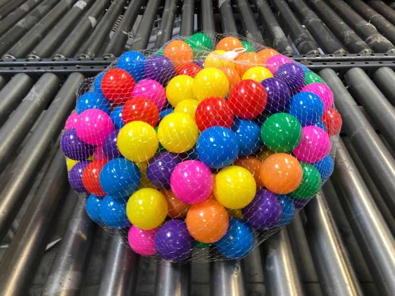 Photo 1 of YUFUL Ball Pit Balls For Kids, Plastic Balls for Ball Pit, 2.2” Crush Proof Play Balls BPA Free Non-Toxic, 7 Kinds of Bright Color Ocean Balls Include a Net Bag