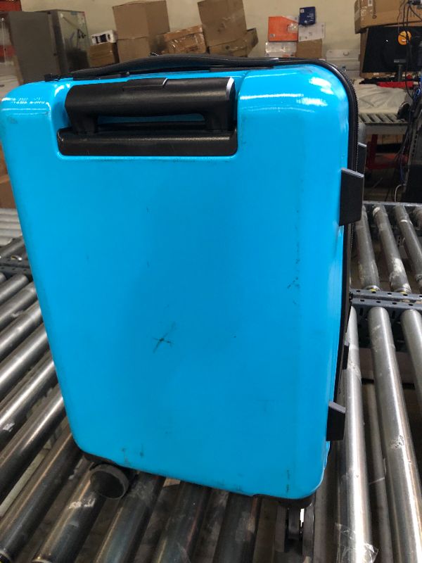 Photo 3 of 20 INCH CARRY ON HARD CASE LUGGAGE, BLUE 