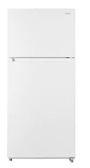 Photo 1 of 18 cu. ft. Top Freezer Refrigerator DOE in White
