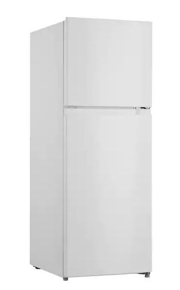 Photo 1 of 10.1 cu. ft. Top Freezer Refrigerator in White
