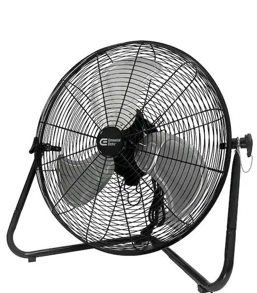 Photo 1 of 20 in. 3-Speed High Velocity Floor Fan
