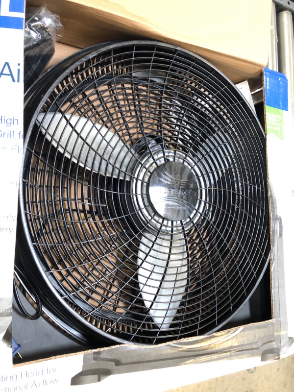 Photo 4 of 20 in. 3-Speed Air Circulator Floor Fan