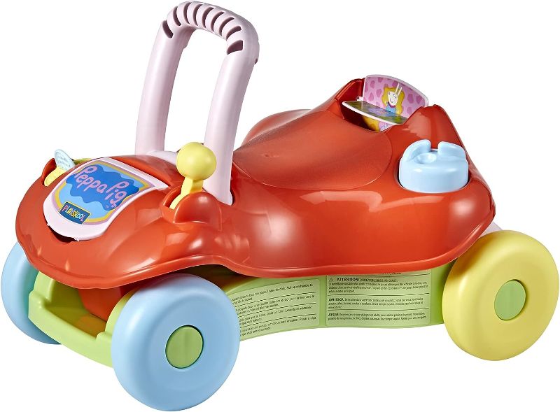 Photo 1 of Playskool Step Start Walk 'n Ride Peppa Pig Active 2-in-1 Ride-On and Walker Toy for Toddlers and Babies 9 Months and Up (Amazon Exclusive)